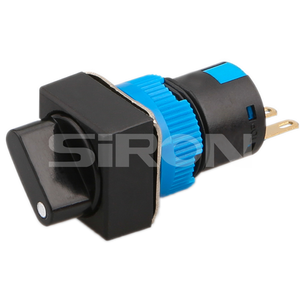 SiRON H005(S) serijos Φ16 2/3 pavarų sukamasis jungiklis