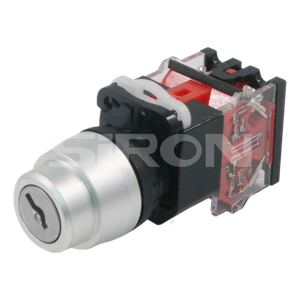 SiRON H016(C) serijos Φ22 apvalus plastikinis raktinis jungiklis
