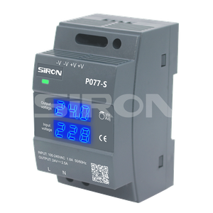 SiRON P077 Series 60W دليل العرض الرقمي مزود الطاقة