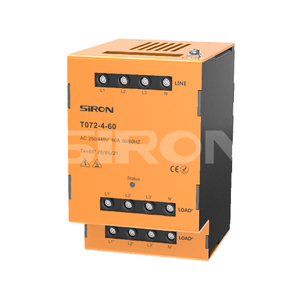 SiRON T072-4 серия DIN-шина Инсталирайте трифазен четирижилен филтър