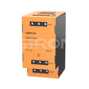 SiRON T072-3 серија DIN-шина Инсталирајте трифазен трижичен филтер