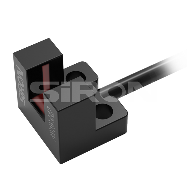 Sensor de ranura subminiatura de la serie SiRON K016-M con ancho de ranura de 5 mm