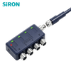 SiRON H422-8 IP67 split-type M8 samleboks med LED-indikator