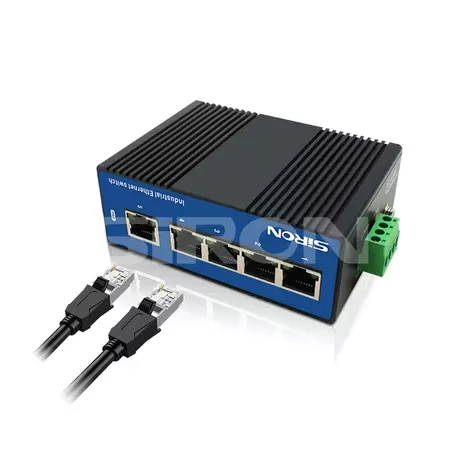 SiRON T380-2-C 5-портен неуправуван индустриски прекинувач од 100 Mbps од кинески производител - SIRON.webp